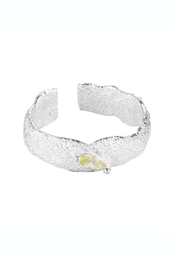 Horseeye Stone Texture Ring